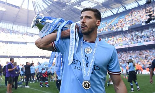 'We've not done anything yet': Ruben Dias warns his Man City team mates to not let complacency stand between them and a famous Treble... as they look to move one step closer in the FA Cup final against Manchester United