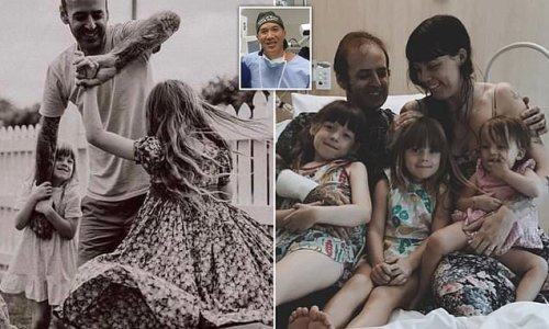 Charlie Teo patient who was given a 'last chance at life' after brain surgery is in his final moments as his heartbroken wife and four kids get ready to 'rebuild their life' without him
