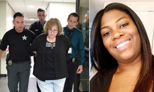 White Florida woman, 58, is charged with manslaughter with a firearm after 'shooting dead black mom-of-four, 35, after complaining about her kids playing outside