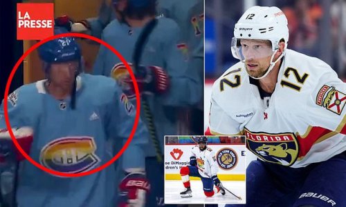 REVEALED: You sure, Eric? 2021 video contradicts Panthers star Staal's claim he has 'never' worn a LGBTQ jersey as he and brother Marc face criticism for refusing rainbow warmups because they go 'against our Christian beliefs'