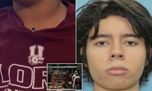 'It's time to die': Fourth grader recalls harrowing moment gunman entered classroom and issued chilling warning - and says he and four others only survived after hiding under a table with a cloth covering them