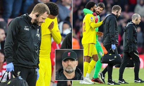 'I hope we were lucky - when I spoke to him he was in a good mood': Jurgen Klopp believes that Liverpool defender Joe Gomez's injury is not serious despite him leaving Southampton on crutches after being forced off in win