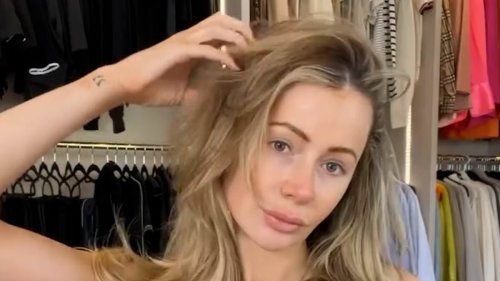 Olivia Attwood poses in a black lingerie set and hits back at trolls who claim she 'looks like...