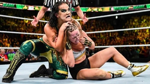 REVEALED: How Shayna Baszler and Ronda Rousey battled with bosses backstage for their final feud in...