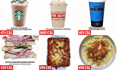 The DRINKS that are more calories than your meal