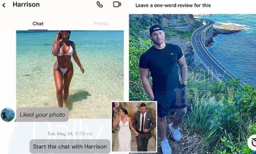 Married At First Sight EXCLUSIVE: Proof drama-filled wedding was 'fake' as leaked screenshots show Harrison and Bronte matched on Hinge BEFORE meeting at the altar