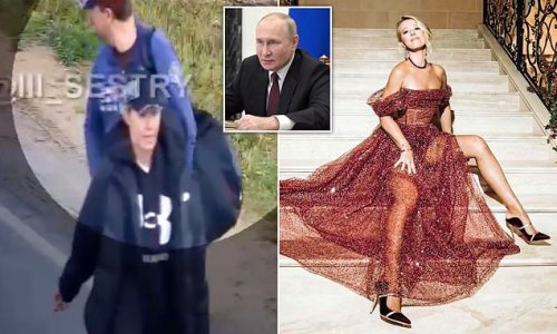 The Moment Putin S Goddaughter 40 Flees On Foot To The West To Avoid    Medium 