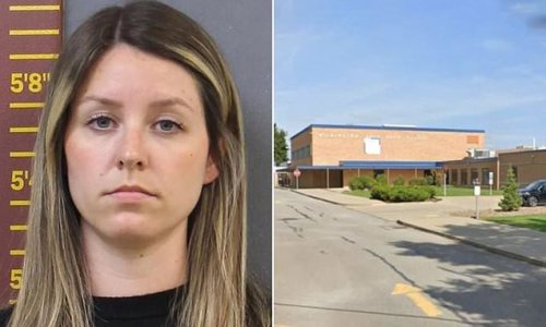 Female Pennsylvania high school teacher, 26, is charged with having sex with a schoolgirl, 17, after her HUSBAND found messages on his wife's iPad and alerted authorities