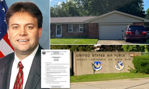 EXCLUSIVE: Air Force scientist hanged himself in his garage when he was threatened with exposure for tricking colleague into hiring 'really hot' $400-an-hour prostitute – who could barely use a computer – to work on top military project