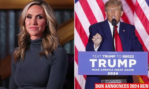 Lara Trump is made to leave Fox News after dad-in-law Donald announced 2024 bid: Station bans paid contributors from working for political campaigns