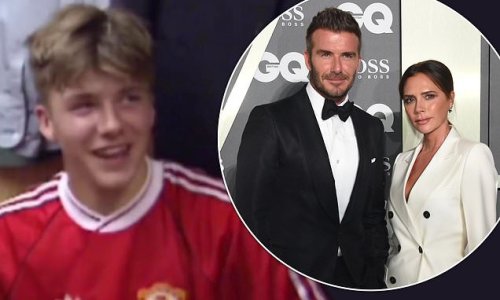 'What a stud!' Victoria Beckham gushes over her husband David as she marks 30 years since his Manchester United debut - after Nicola Peltz claimed she was blanked by her