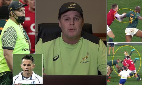 Rassie Erasmus launches into hour-long rant at referees