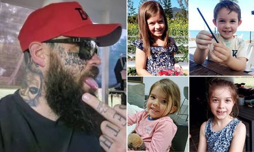 All four siblings who were allegedly abducted from their home are found safe and well after overnight search - as man, 28, with Joker-themed face tattoos goes on the run