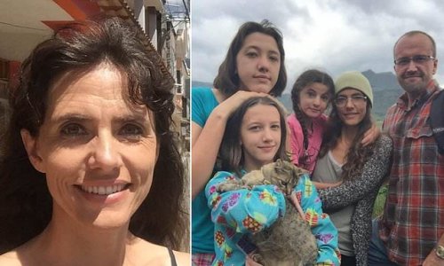 American mother-of-three is shot dead by robbers who invaded farm in Ecuador - where she and husband had built their own 'humble Shangri-La'
