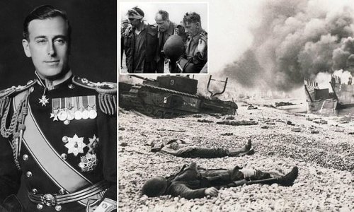 The slaughter that was spun as a great triumph: Shattered bodies littering the beach, and an entire regiment cut down 'like a turkey shoot'... As a new book reveals 80 years on, Mountbatten still tried to claim the catastrophe at Dieppe was part of a plan