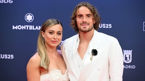 Sport's hottest couples: Stefanos Tsitsipas and Paula Badosa steal the show as Olympian Armand Duplantis and his fiancee Desire Inglander stun on red carpet at the Laureus Awards