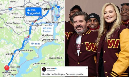 'More like the Washington Commuters': NFL's Commanders 'drop $100million on potential site for their new stadium in Virginia' - but the 200-acre plot is a 30-mile haul from DC