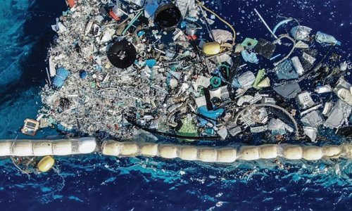 Vast majority of infamous giant plastic 'garbage patch' of plastic floating in Pacific Ocean comes from Japan and China - but US, South Korea and Taiwan are also to blame