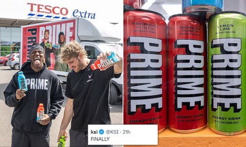 KSI and Logan Paul's Prime drink to 'finally' be sold at Tesco