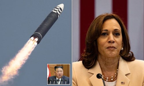 North Korea 'fires ballistic missile towards the Sea of Japan': Kim Jong Un 'tests projectile' ahead of US drills and Vice President Kamala Harris' visit to the region amid tensions