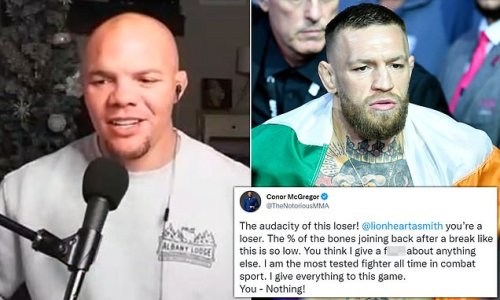 Conor McGregor slams 'embarrassment of a man' Anthony Smith... after the former UFC title challenger claimed there is 'only one reason' why the Irishman left the organisation's drug testing pool