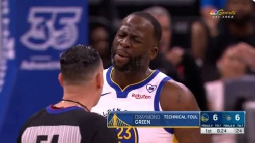 Draymond Green EJECTED less than four minutes into Golden State Warriors' 101-93 win over the...