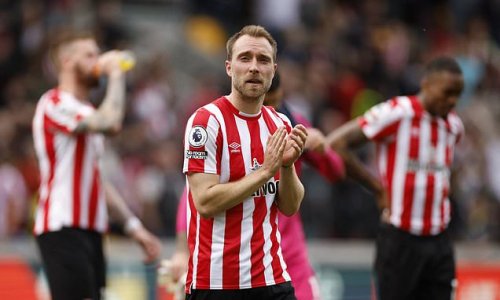 'I'd love to play Champions League football again': Christian Eriksen drops a hint on his future as the Danish star is linked with summer move away from Brentford to Tottenham or Man United