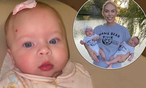'I might get stick for doing it': Frankie Essex reveals she's had six-month-old daughter Luella's ears pierced with real diamond earrings