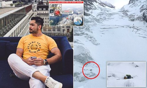 British climber rescued while trying to climb Mont Blanc in a tracksuit insists he was 'well prepared' but admits 'maybe it wasn't a good idea' after trek nearly killed him