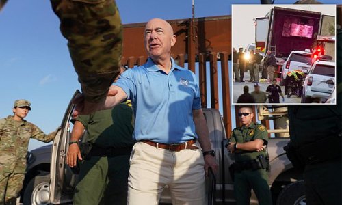 DHS Secretary Alejandro Mayorkas insists southern border crisis 'requires a regional response' after admitting criminals 'sometimes' get trucks of migrants through the border in wake of deadliest smuggling incident in US history