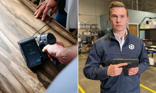 EXCLUSIVE: World's first $1,500 'Smart Gun' that has facial recognition and fingerprint unlock to go on sale in US in MONTHS - and it's maker hopes to revolutionize firearm safety