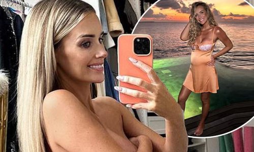 Pregnant Laura Anderson Poses Nude To Show Off Her Blossoming Baby Bump