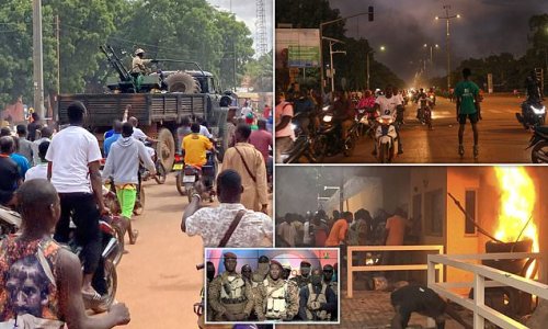 Security forces fire tear gas at angry protesters in Burkina Faso's capital as unrest spreads across poor West African nation following second military coup this year