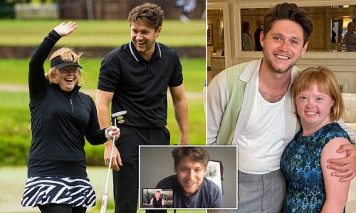 Niall Horan makes dream come true as he meets inspirational golfer