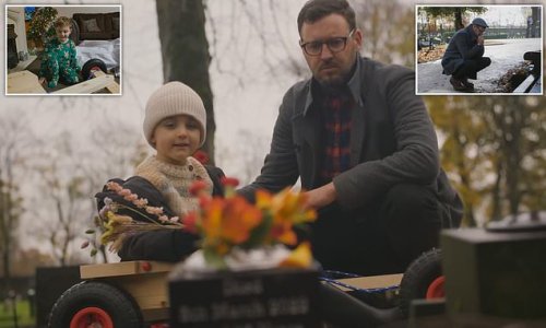 Alternative Christmas advert depicting a young widower struggling to buy his son a present, working by candlelight and going hungry amid the cost of living crisis leaves viewers sobbing as it is dubbed 'better than John Lewis'