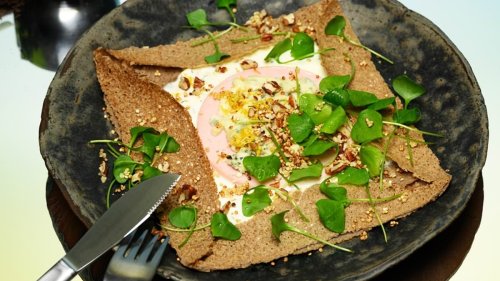 Kelp noodle stir fry, soybean spaghetti and dandelion salad: Climate scientists reveal what we'll be eating for dinner in the future - so, would you try it?