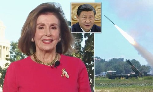 Nancy Pelosi calls Xi Jinping a 'scared bully' and there was overwhelming support for her trip to Taiwan as China continues military drills simulating an invasion of the island