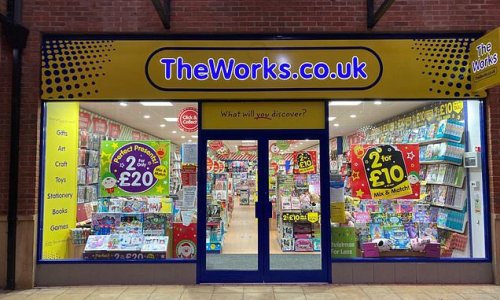 The Works shares leap 15% after retailer has 'record' Christmas