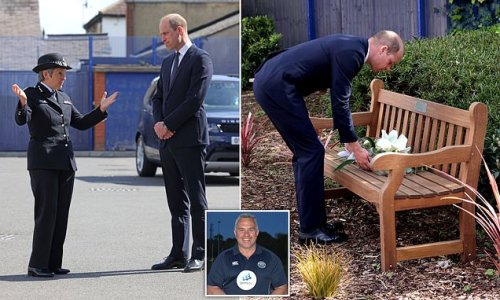 Prince William in tribute to shot dead officer Sergeant Matt Ratana