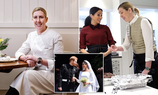 Prince Harry and Meghan Markle's wedding chef Clare Smyth reveals the Duchess ‘is very into food and the restaurant world' and says third Michelin star feels like 'winning the World Cup'