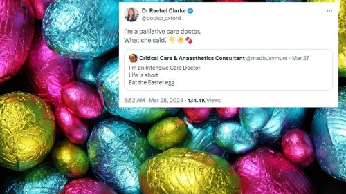 'Life is short, eat the chocolate': NHS chief who urged Brits not to eat a whole Easter egg in one...