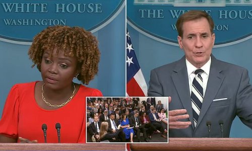 'Jesus': Karine Jean-Pierre's stunned response when White House spokesman John Kirby is asked if Joe Biden is 'corrupt' because of family's foreign business deals