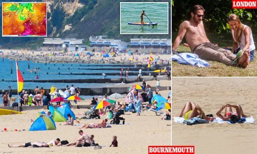 It's the hottest day of 2022... until TOMORROW: Met Office records mercury at 29C today but warns it will rise to 34C on Friday driven by 'extreme' Spanish heatwave