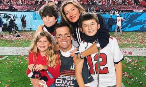 Tom Brady is 'not dating': Football star, 45, 'is focusing on his kids for the next few months' as he looks at schools in Miami' where ex Gisele Bundchen has a home