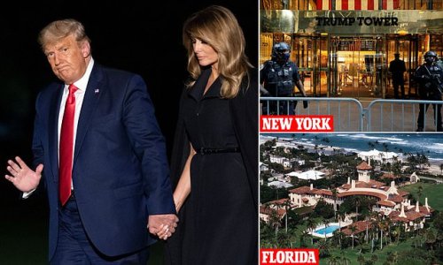 Will New York ever let Trump leave? Empire State will STILL try to come after the President's income tax when he leaves office, even though he's changed his primary address to Florida