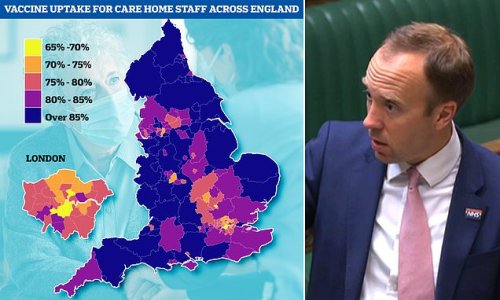 Hancock confirms Covid vaccines WILL be compulsory for care home staff