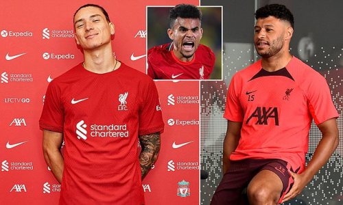 'The athleticism, the speed, the strength, the power': Alex Oxlade-Chamberlain insists 'you know what you're going to get' with new £85m record signing Darwin Nunez... and compares him to fellow South American Luis Diaz
