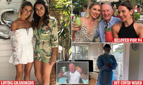 Two loving granddaughters build home COVID ward for their beloved pop