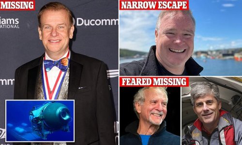 Pictured British Billionaire Aboard Missing Titanic Sub As Fears Grow Worlds Leading Expert On 