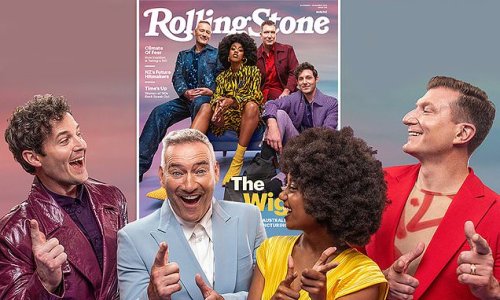 The Wiggles like you've never seen them before! Children's group land the cover of Rolling Stone magazine